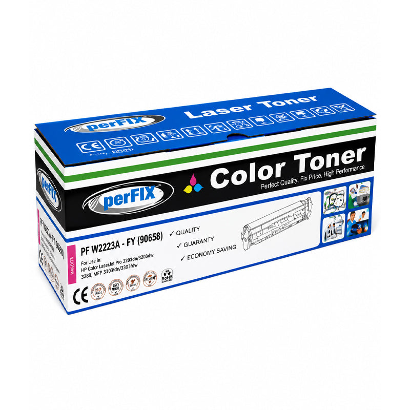 PerFIX HP 222A (W2223A) Compatible Magenta Toner Cartridge