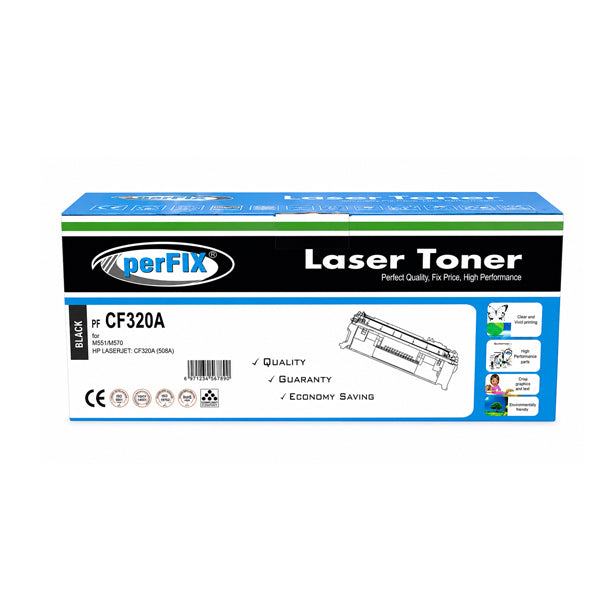 PerFIX HP 653A (CF320A) Compatible Black Toner Cartridge