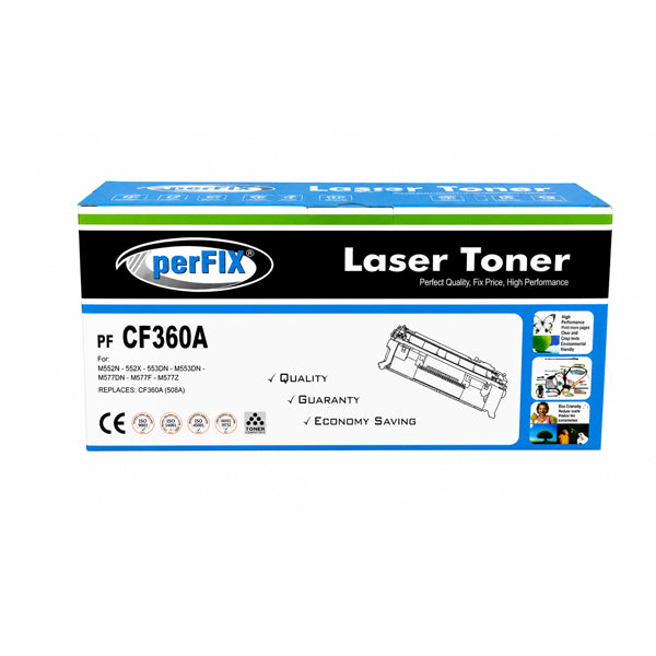 PerFIX HP 508A (CF360A) Compatible Black Toner Cartridge