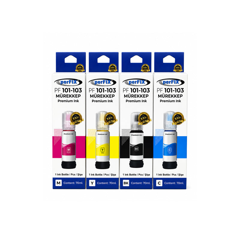 PerFIX Epson T101 / T103 / T106 / T112 Universal Compatible Ink Bottle Set – Black
