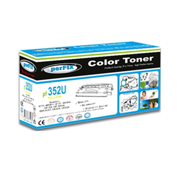 PerFIX HP 126A (CE312A) / 130A (CF352A) Compatible Yellow Toner Cartridge