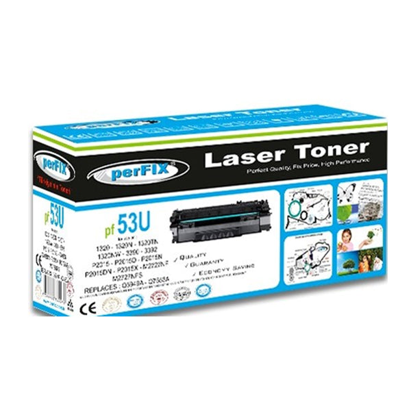 PerFIX HP 49A / 53A Universal Compatible Black Toner Cartridge