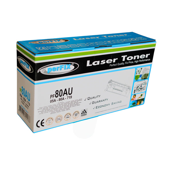 PerFIX HP 05A / 80A / Canon 719 Universal Compatible Black Toner Cartridge