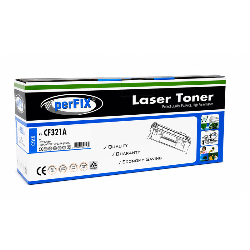 PerFIX HP 653A (CF321A) Compatible Cyan Toner Cartridge