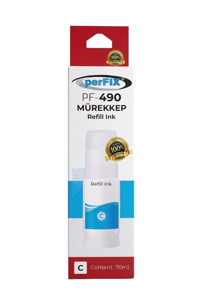 PerFIX Canon GI-490 Compatible Cyan Ink Bottle