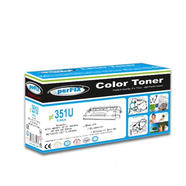 perFIX PF CF351U-CYAN Universal CF351A / CE311A-130A-126A TONER