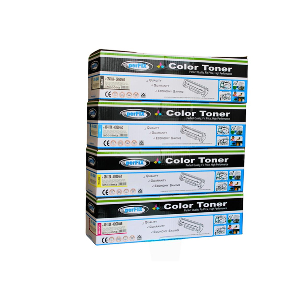 perFIX PF410U/PF411U/PF412U/PF413U-CE411A-CC531A BLACK /CYAN/ YELLOW/MAGENTA Universal TONER