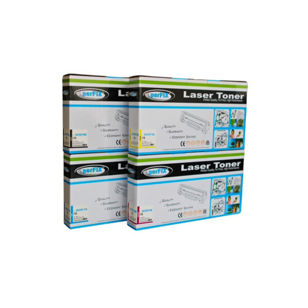 perFIX PF W2070A With Chip - BLACK / CYAN /YELLOW / MAGENTA 117A TONER